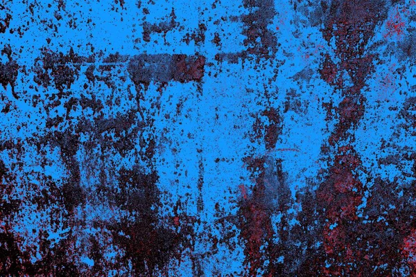 Cremisi Rosso Blu Muro Grungy Colorato Sfondo Strutturato — Foto Stock