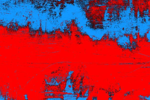 Soyut grunge arkaplanı. Monokrom dokusu. Mavi ve kırmızı desenli arkaplan