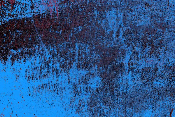 Crimson Rot Und Blau Gefärbte Grungy Wand Strukturierten Hintergrund — Stockfoto