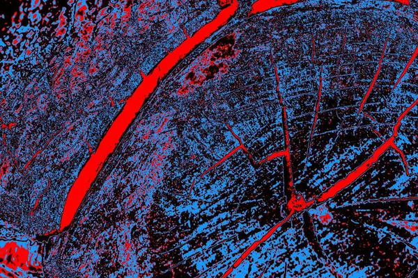 Kırmızı ve mavi renkli grungy duvar, desenli arka plan