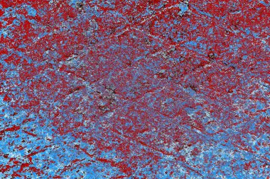 Çizik ve çatlaklarla metal doku