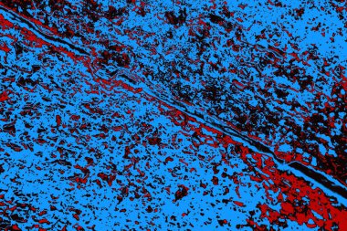 Çizik ve çatlaklarla metal doku