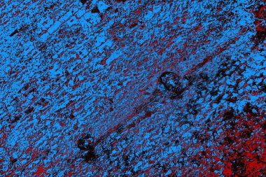 Çizik ve çatlaklarla metal doku