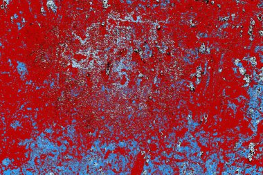 Duvar dokusu arkaplanı eski boyayla soyulmuş 