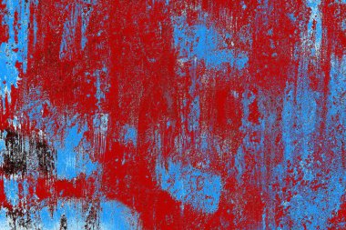 kırmızı, mavi ve siyah grunge duvar dokusu arkaplanı 