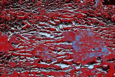 Duvar dokusu arkaplanı eski boyayla soyulmuş