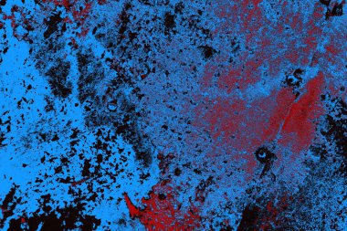 Çizik ve çatlaklarla metal doku