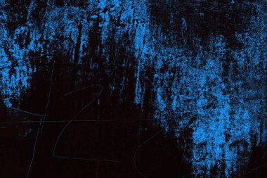 Koyu renkli ses, çatlak ve arkaplanı su sıçratan grunge duvar dokusu