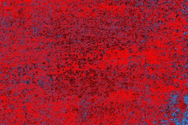 Kırmızı ve mavi renkli grunge duvar dokusu arkaplanı