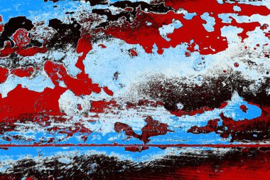 Çizik ve çatlaklarla metal doku