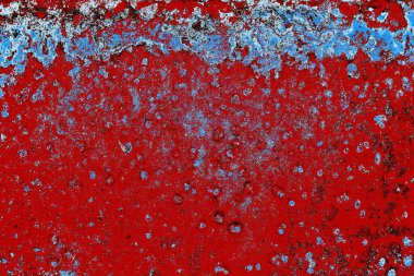 Çizik ve çatlaklarla metal doku