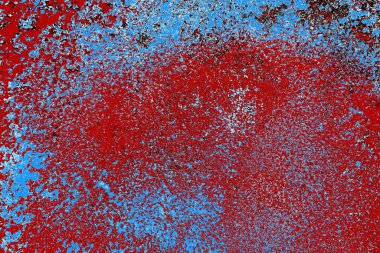 Duvar dokusu arkaplanı eski boyayla soyulmuş 