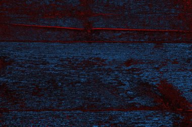 Kırık tarih arkaplanı olan kırmızı, mavi ve siyah grunge duvar