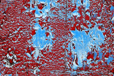 Duvar dokusu arkaplanı eski boyayla soyulmuş