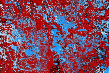 kırmızı, mavi ve siyah grunge duvar dokusu arkaplanı 