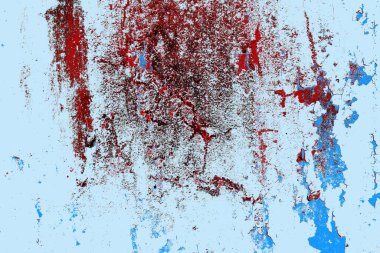 Çizik ve çatlaklarla metal doku