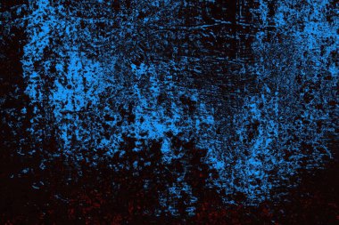 Koyu renkli ses, çatlak ve arkaplanı su sıçratan grunge duvar dokusu