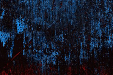 Koyu renkli ses, arka planda çatlaklar olan grunge duvar dokusu