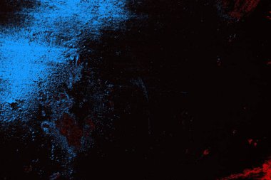 Koyu renkli ses, arka planda çatlaklar olan grunge duvar dokusu