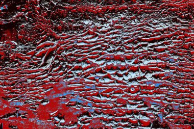 Duvar dokusu arkaplanı eski boyayla soyulmuş