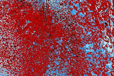 Duvar dokusu arkaplanı eski boyayla soyulmuş 