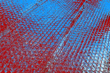 kırmızı, mavi ve siyah grunge duvar dokusu arkaplanı 