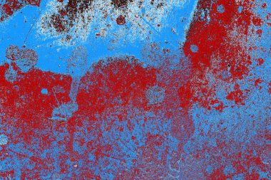 Çizik ve çatlaklarla metal doku