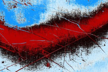 Çizik ve çatlaklarla metal doku