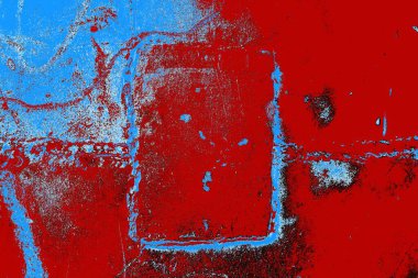 Çizik ve çatlaklarla metal doku