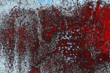 Çizik ve çatlaklarla metal doku