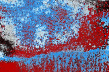 Çizik ve çatlaklarla metal doku