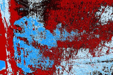 Duvar dokusu arkaplanı eski boyayla soyulmuş 