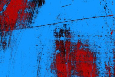 Çizik ve çatlaklarla metal doku