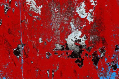 Dökülen boya paslı metal dokusu