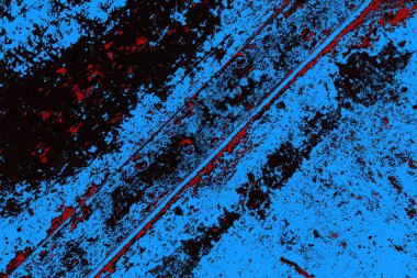 Çizik ve çatlaklarla metal doku