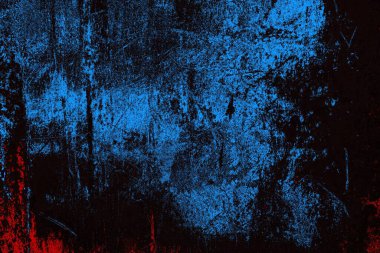 Koyu renkli ses, arka planda çatlaklar olan grunge duvar dokusu