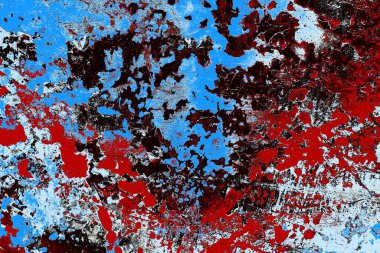 Çizik ve çatlaklarla metal doku