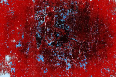 Çizik ve çatlaklarla metal doku