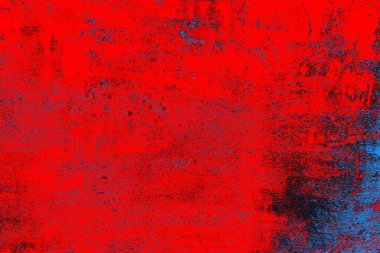 Kırmızı ve mavi renkli grunge duvar dokusu arkaplanı