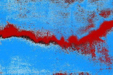 Çizik ve çatlaklarla metal doku