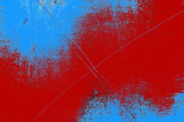 Çizik ve çatlaklarla metal doku