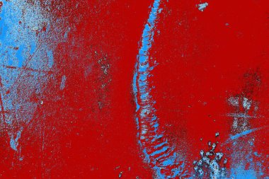 Çizik ve çatlaklarla metal doku