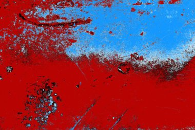 Çizik ve çatlaklarla metal doku