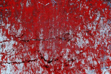 Duvar dokusu arkaplanı eski boyayla soyulmuş 