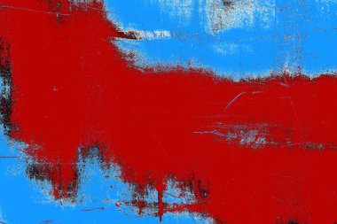 Çizik ve çatlaklarla metal doku