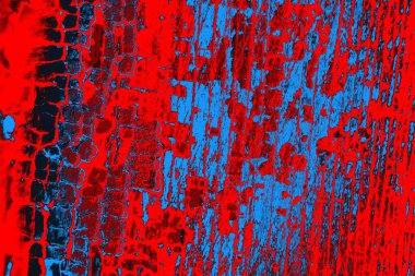 Kırmızı ve mavi renkli grunge duvar dokusu arkaplanı