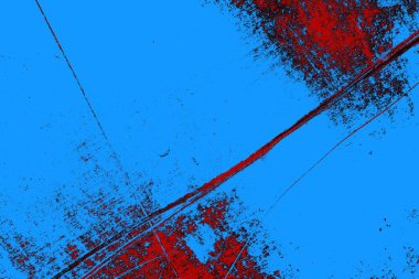 Çizik ve çatlaklarla metal doku