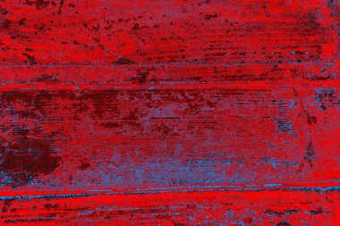 Neon kırmızı ve mavi renkli grunge duvar dokusu arkaplanı