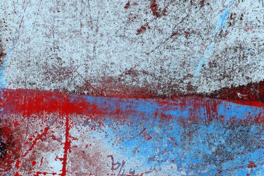 Çizik ve çatlaklarla metal doku