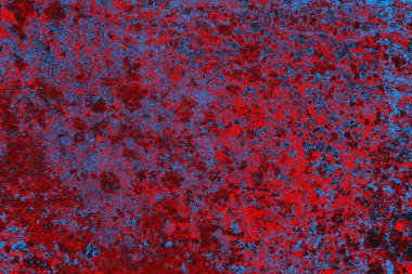 Kırmızı ve mavi renkli grunge duvar dokusu arkaplanı